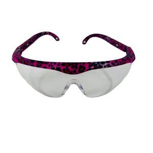 Prestige Medical Healthmate Printed Full Frame Eyewear Purple Leopard Safety